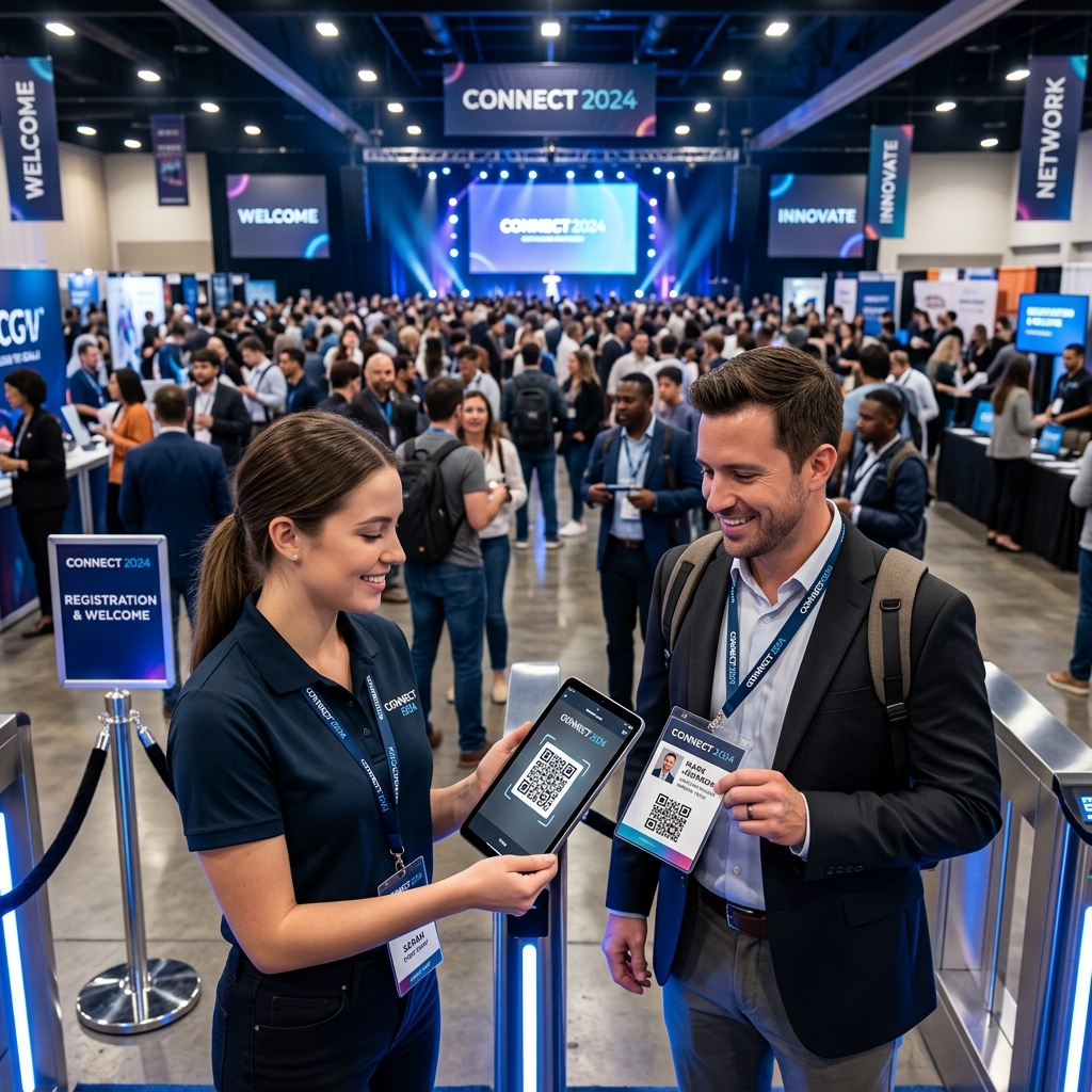 Artistic Luxury Event QR Code