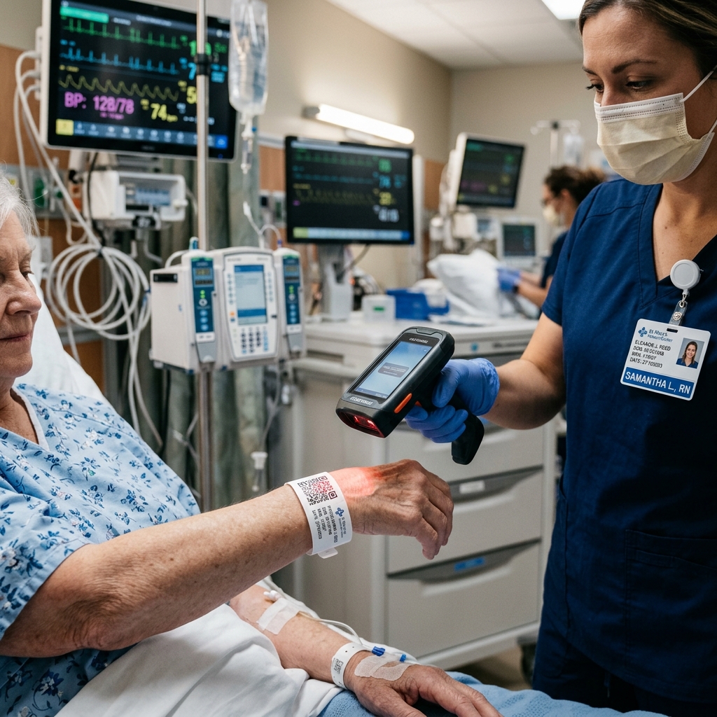 Positive Patient Identification with QR