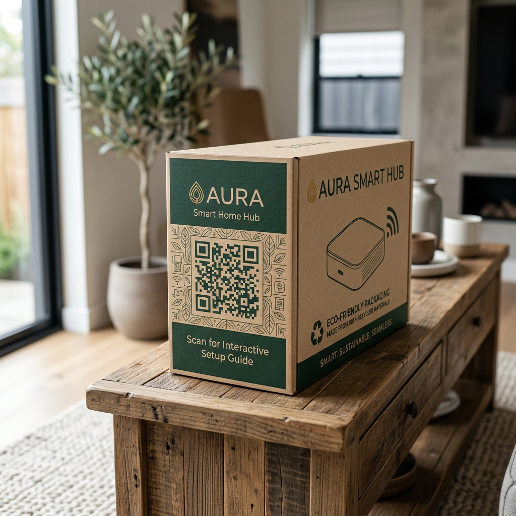 Connected Product Packaging with QR