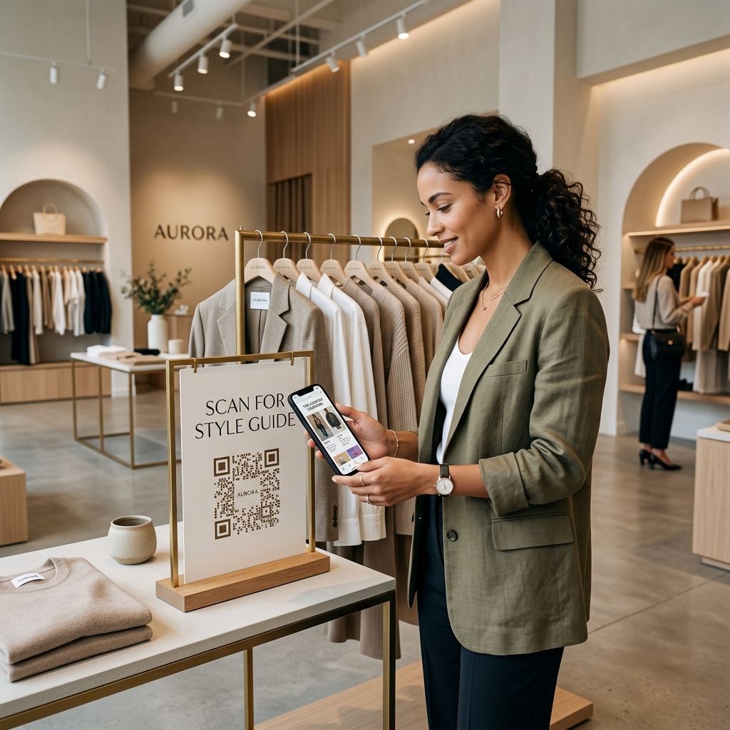 Artistic Retail QR Code Branding