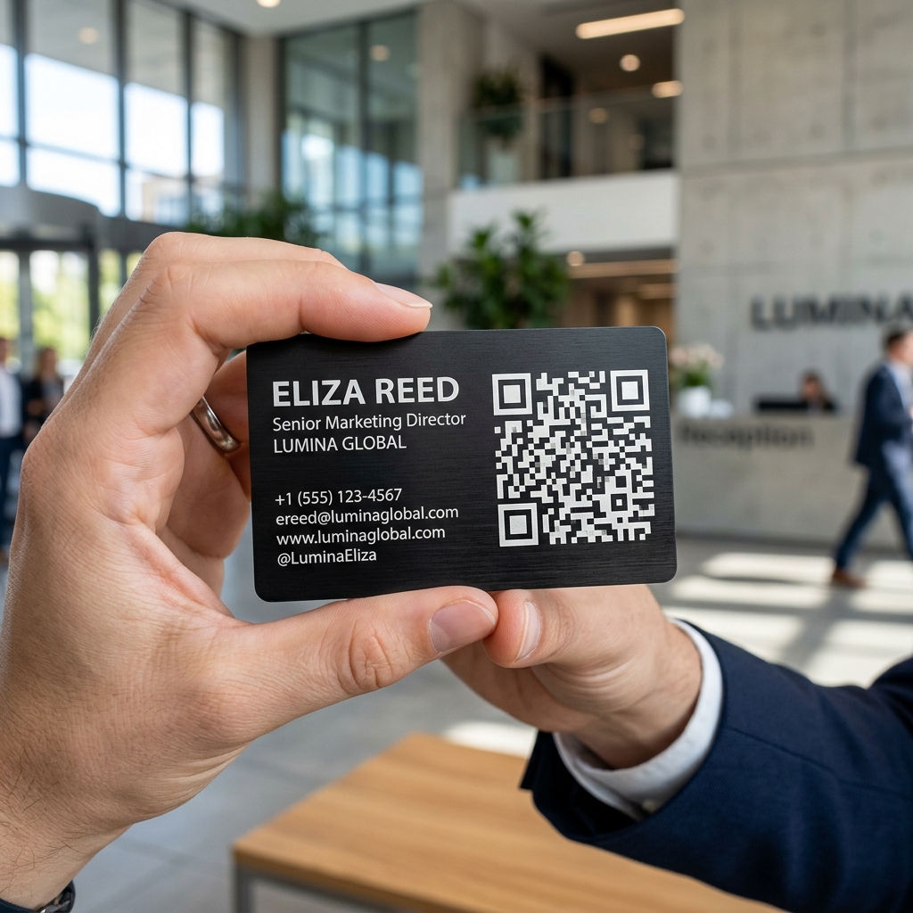 Artistic Luxury QR Code Example